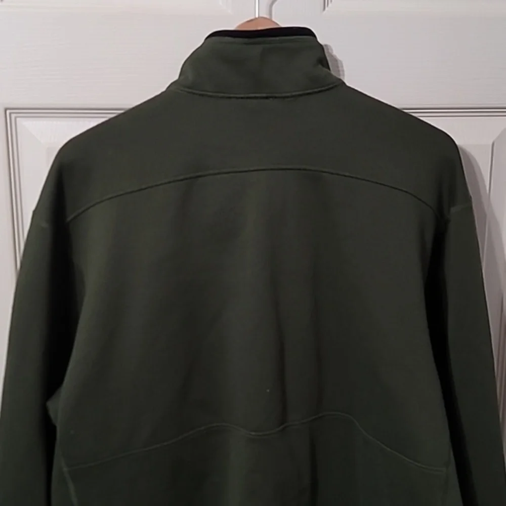 The North Face Vapor Wick Hunter Green Full Zip Fleece Jacket Men's XL‎